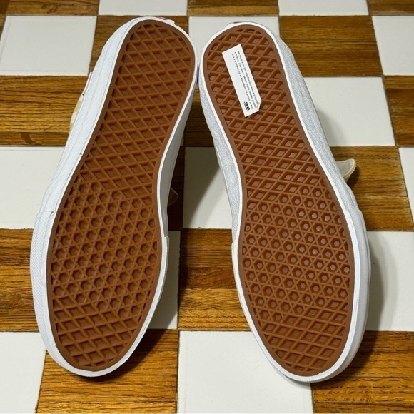 Vans Sk8-Hi Pro‎ Checkerboard Pale Banana Suede Sneakers Size 11.5 Men - Picture 8 of 9